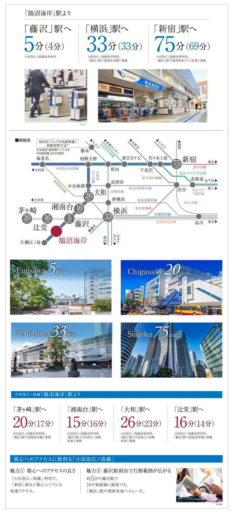 都心へ主要駅へ軽快アクセス。