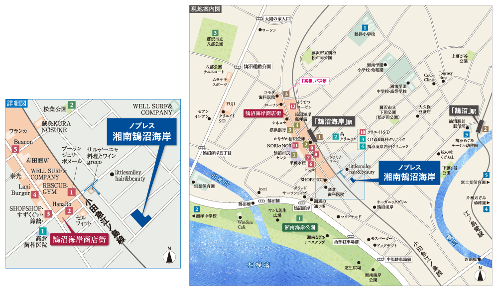 鵠沼海岸駅　徒歩6分圏