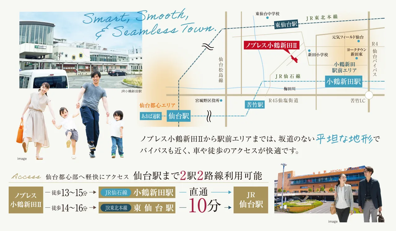 2駅2路線利用アクセス