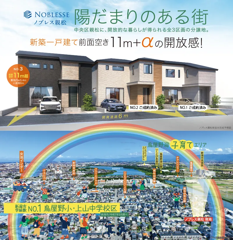 ノブレス親松。南面開放！！陽だまりのある街