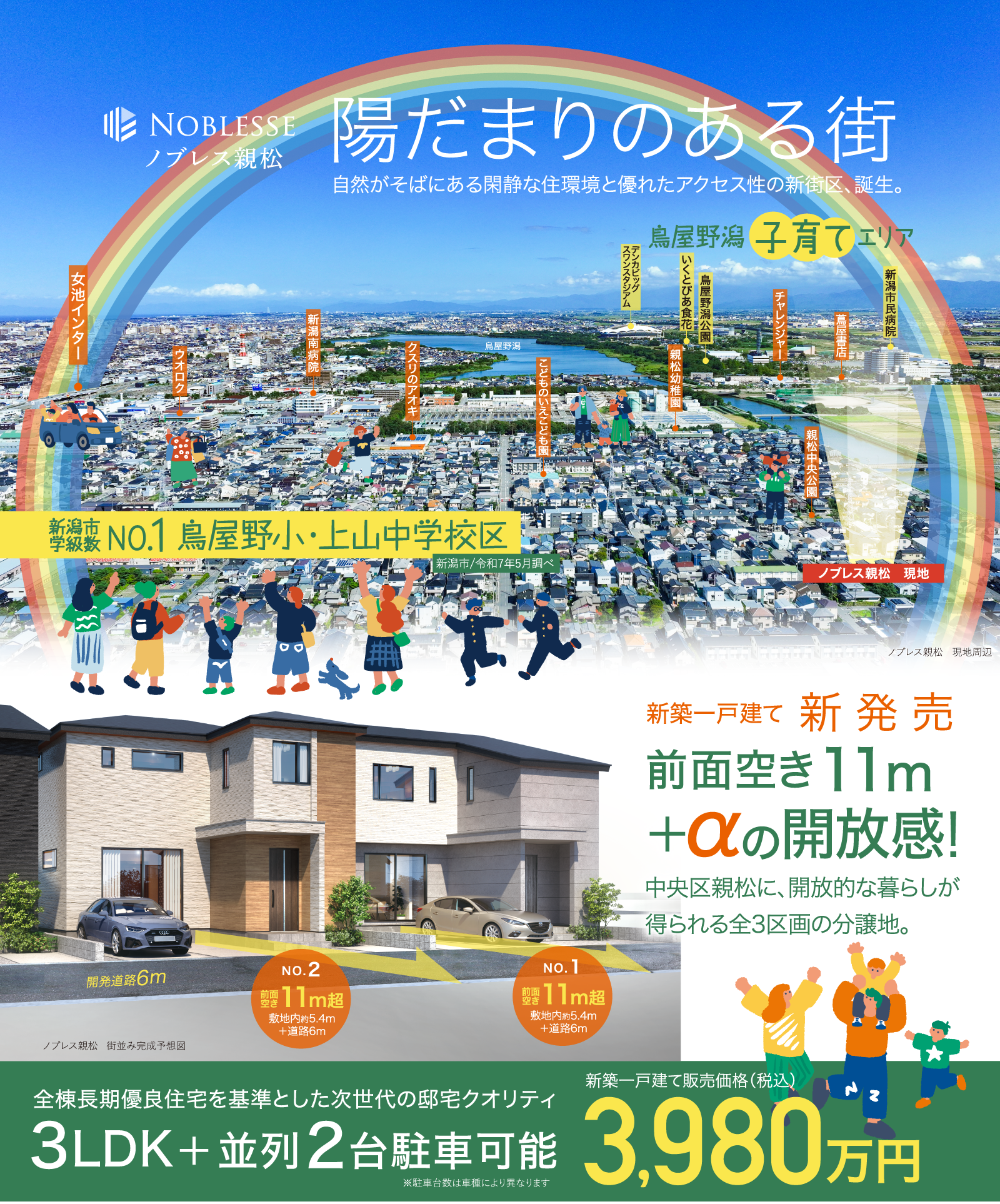 ノブレス親松。南面開放！！陽だまりのある街