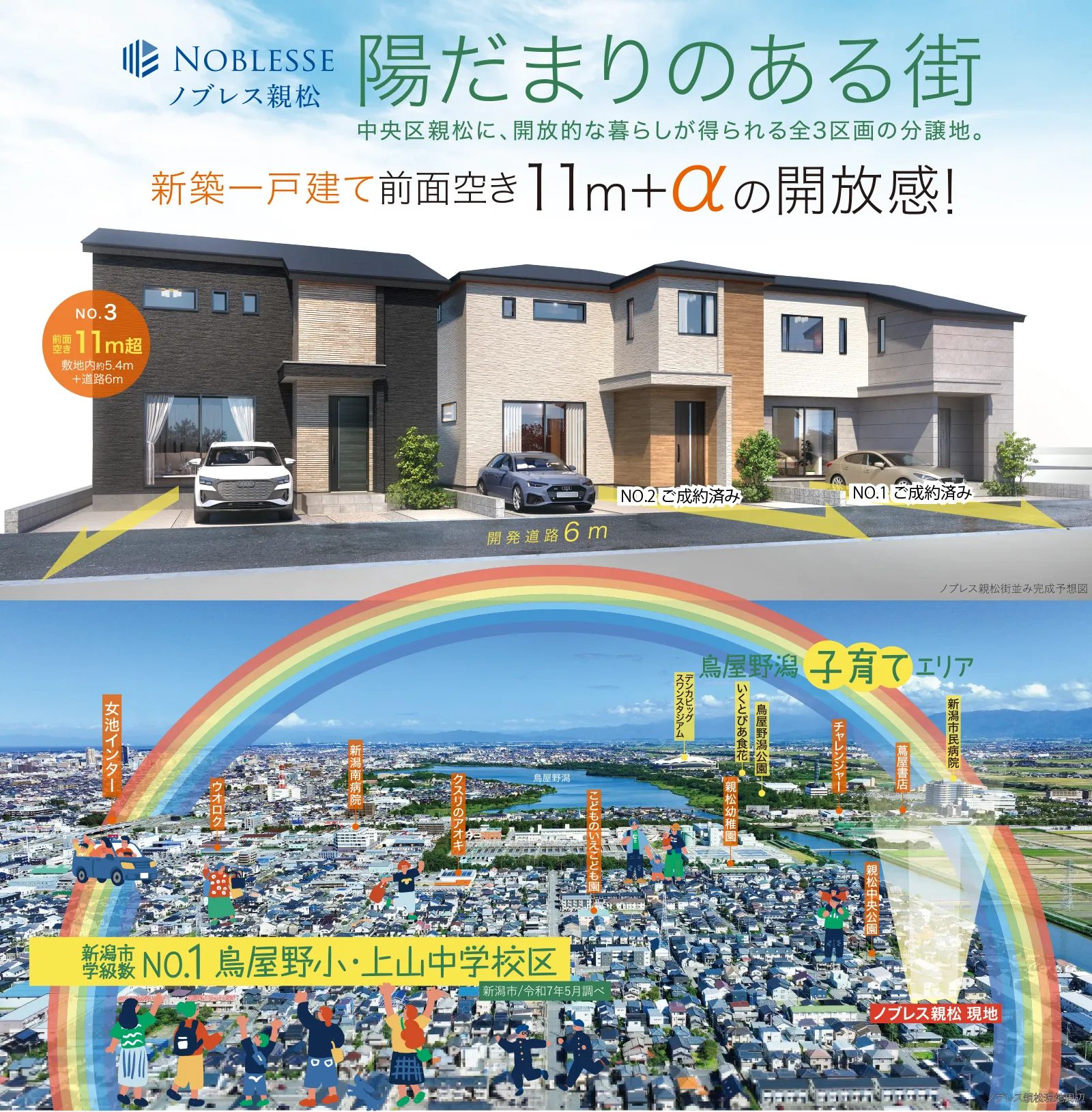 ノブレス親松。南面開放！！陽だまりのある街