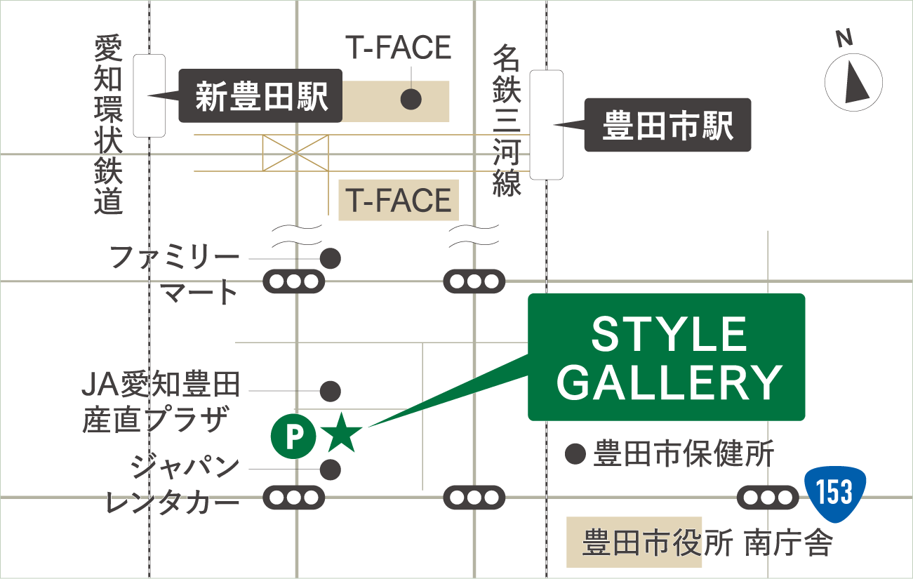 スタイルギャラリー地図