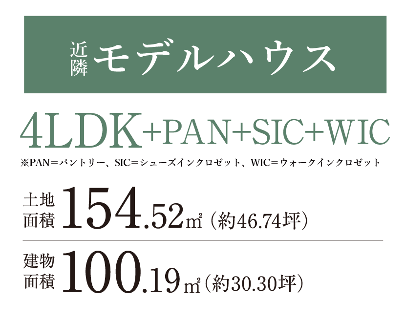 大型パントリーやランドリースペースを備えた南面プライベートガーデンのある家。