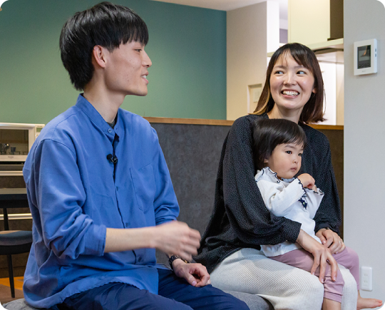 建築実例のプランをお気に入りとされたので、同じ設計士にてご所有の土地に合わせてデザイン。