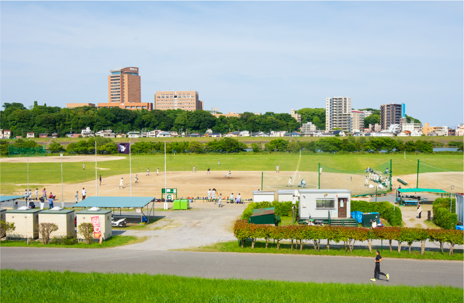 江戸川病院前野球場