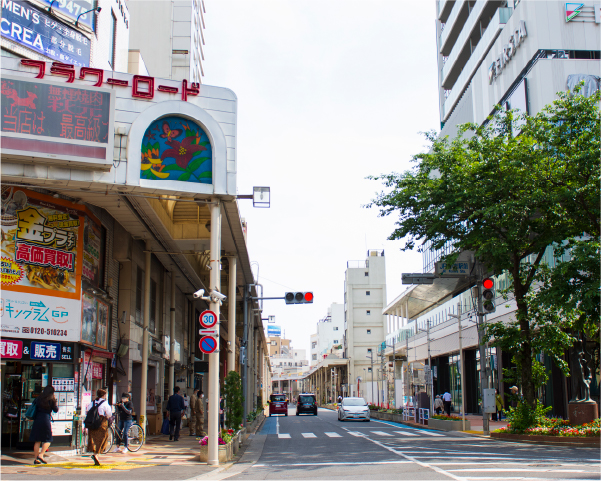 フラワーロード商店街