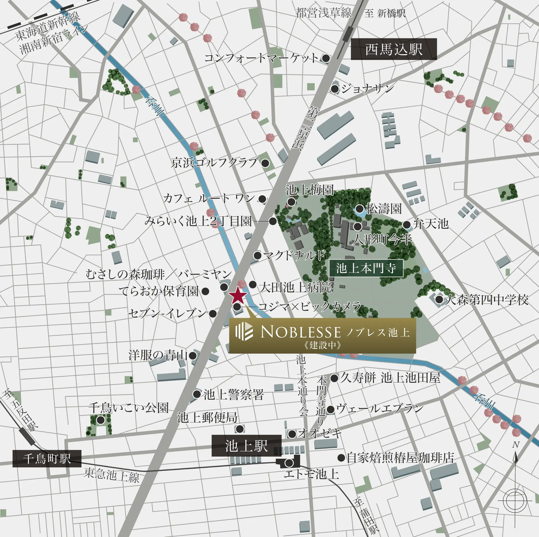 現地案内図