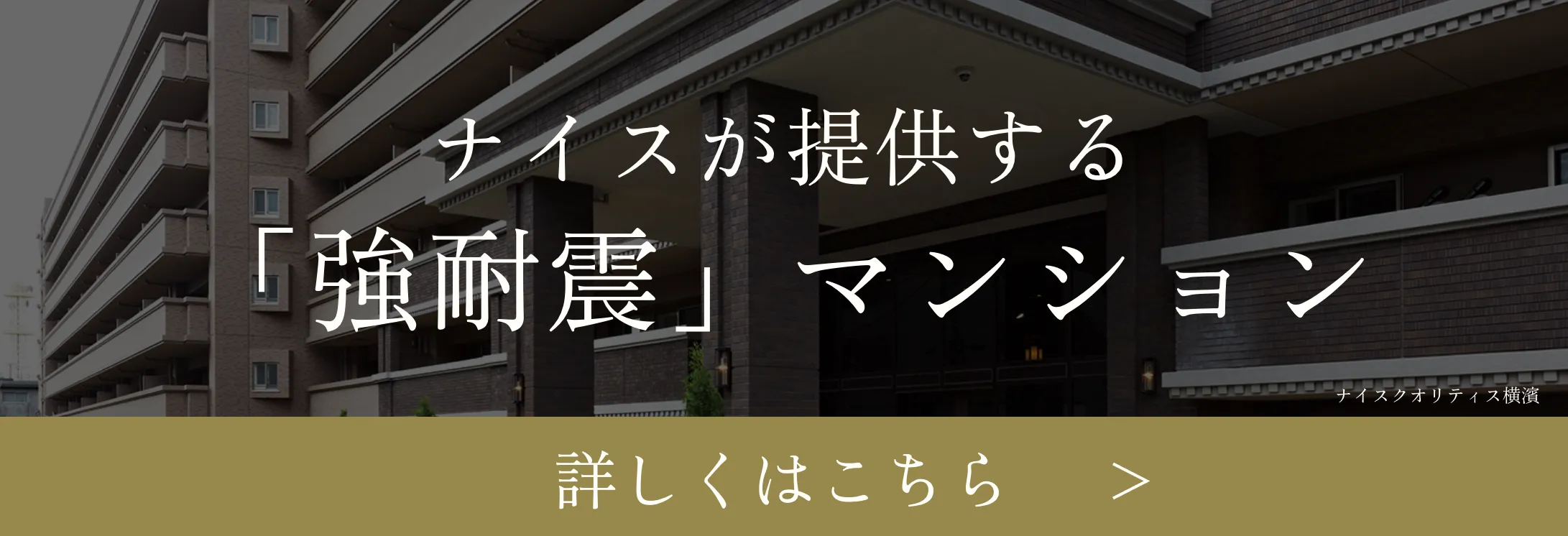 ナイスが提供する強耐震マンション
