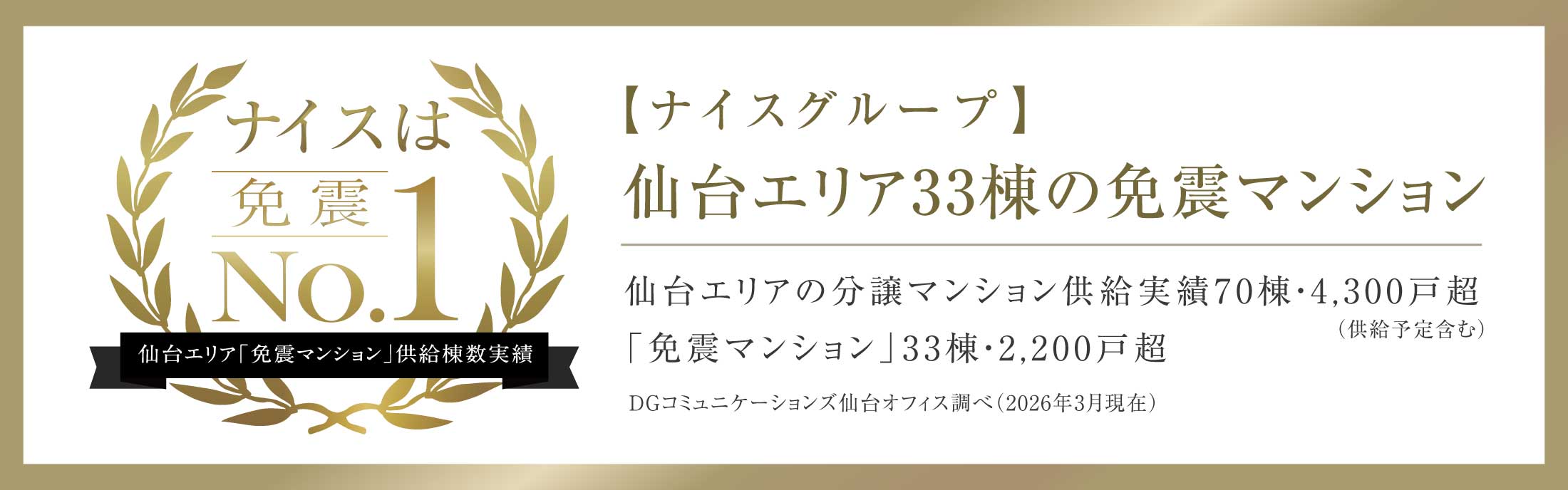 ナイスは免震No.1