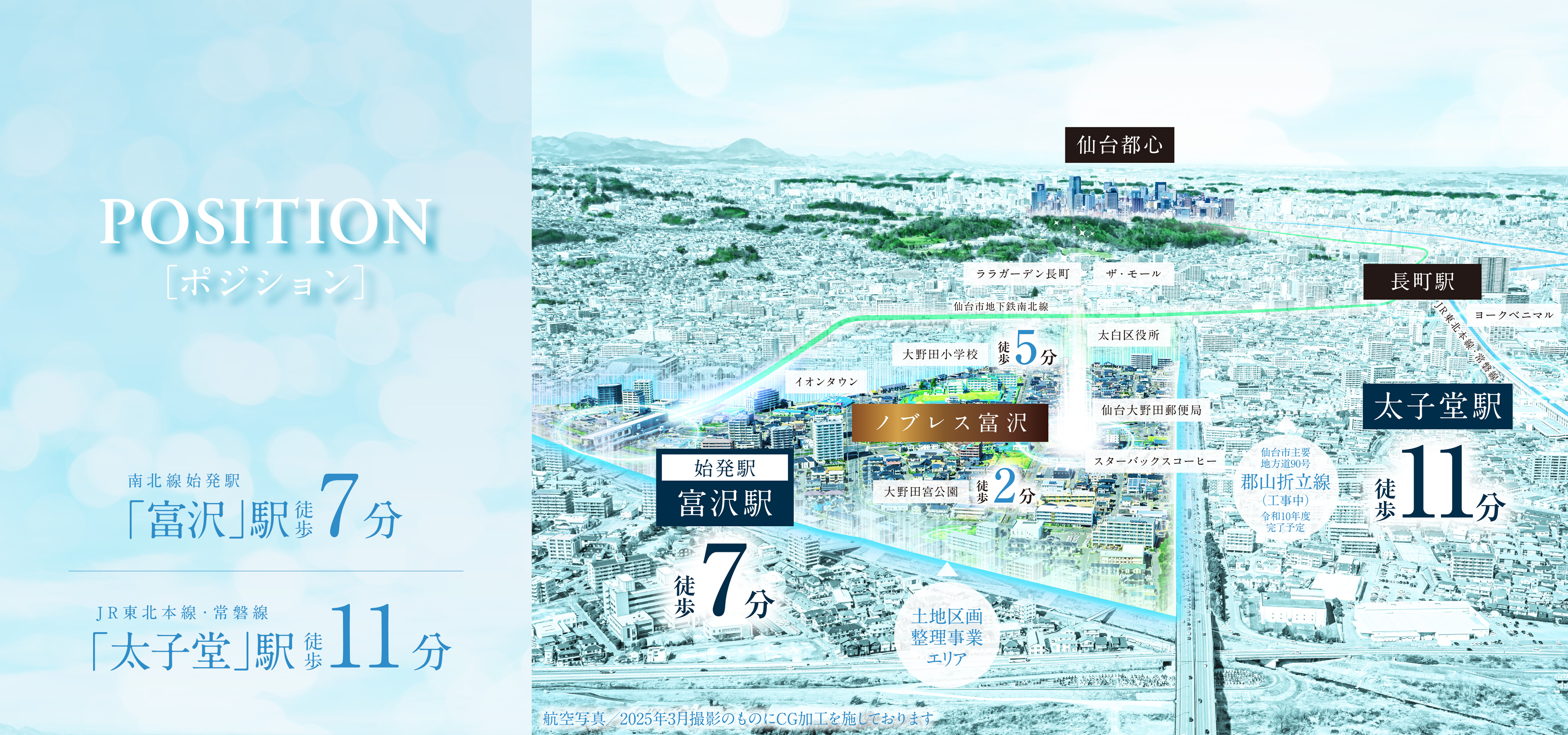 「富沢」駅 徒歩7分