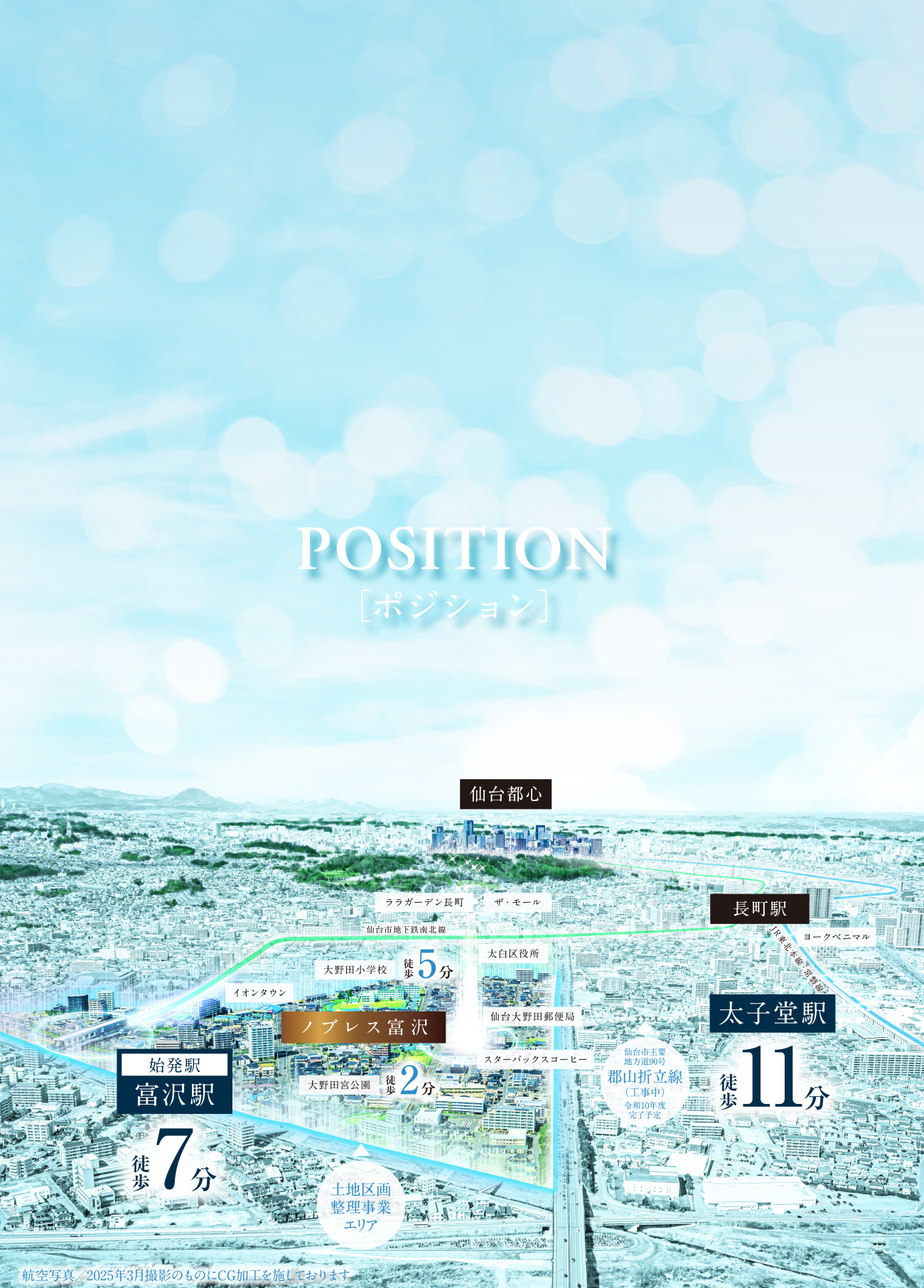 「富沢」駅 徒歩7分