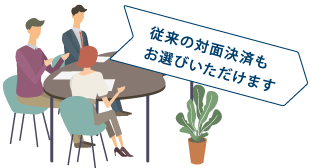 キャッシュレスサービスの流れ